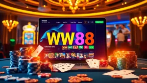 Experience high-stakes excitement on http://ww88h.com/ showcasing a luxurious online gambling environment with games.