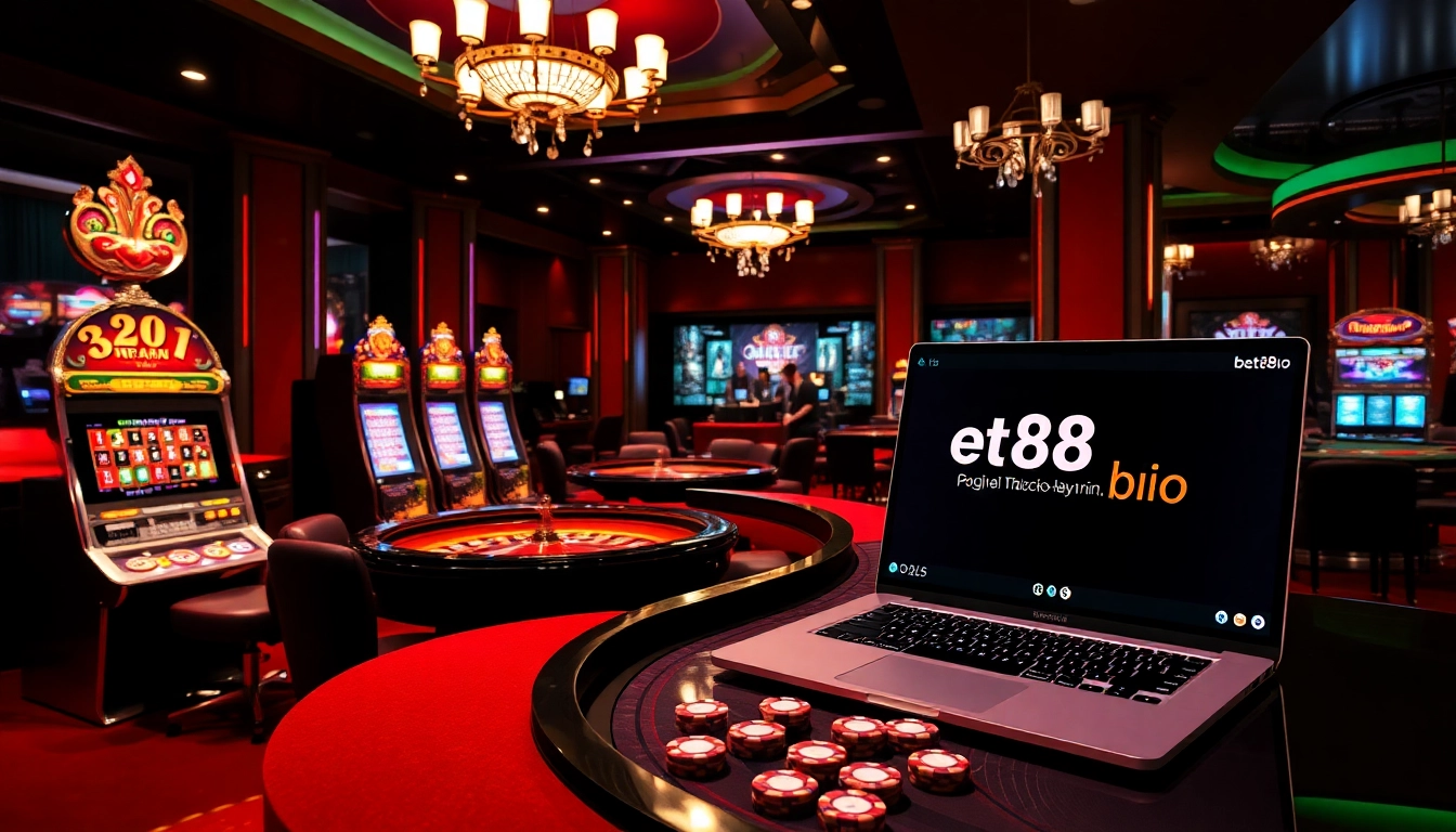 Experience the excitement of online gambling at bet88vn.bio with dynamic casino scenes and thrilling games.