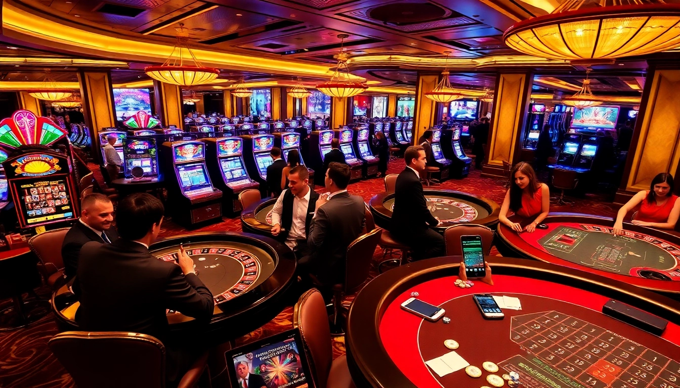 Experience thrilling gaming action at https://bem88.com with vibrant tables, engaging players, and exciting casino visuals.