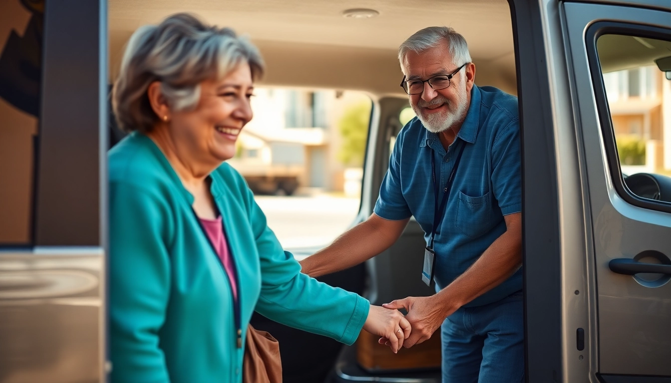 Providing elderly transportation services to seniors with care and support.
