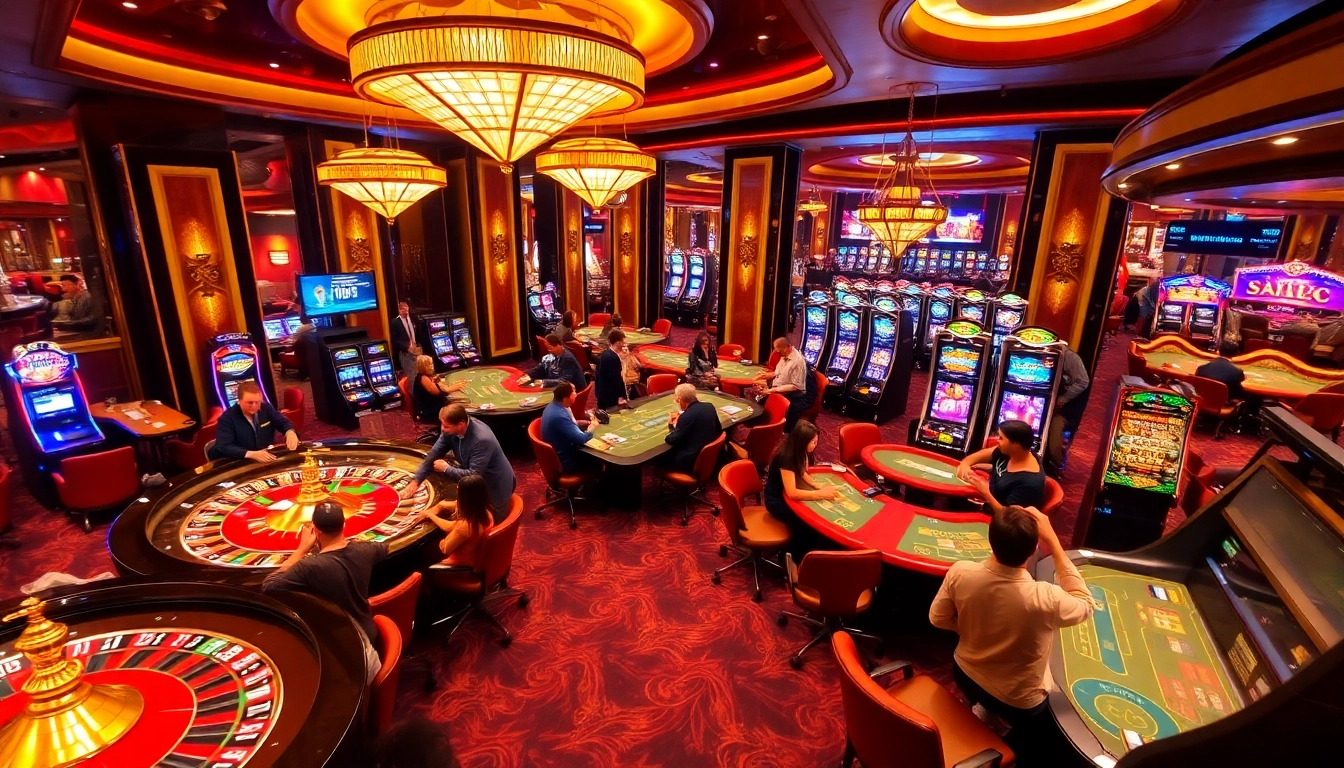 Experience the vibrant atmosphere of https://fun88.vet/ with players engaging at lively casino tables.