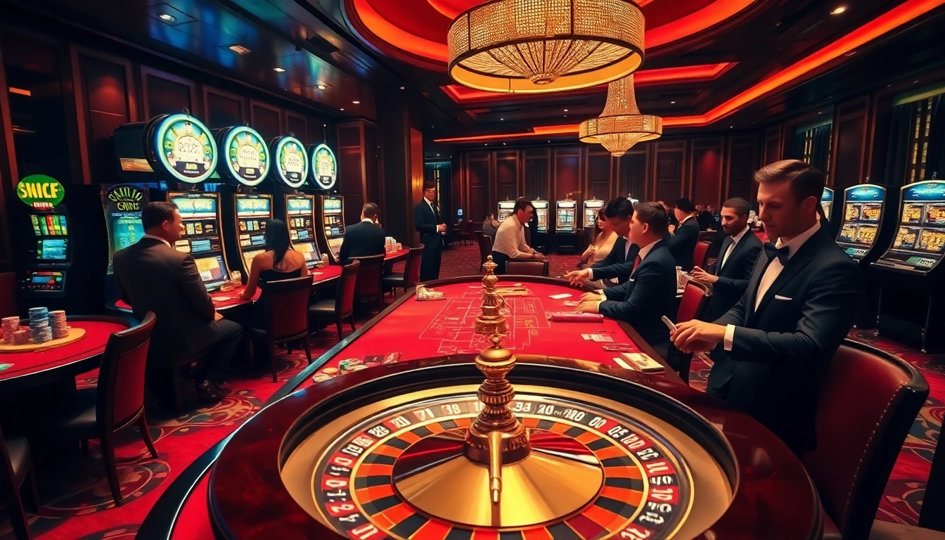 Experience thrilling betting action with link 23win at a vibrant casino filled with excitement and glamour.