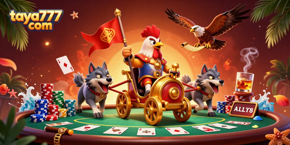 Bet and win big at taya777 com with thrilling poker games and animated characters!
