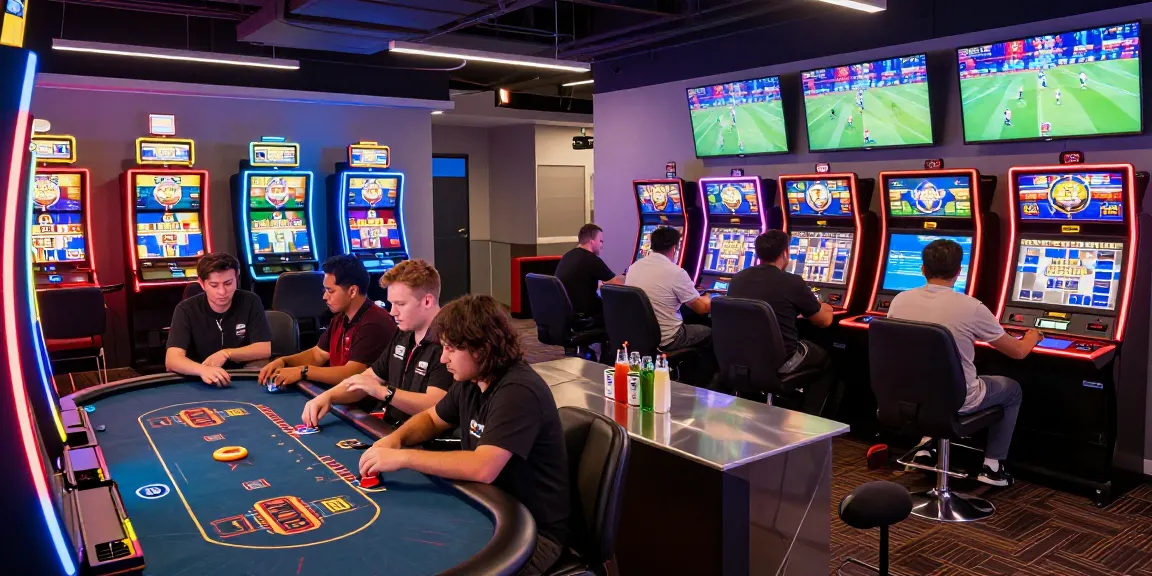 Players enjoying a lively gaming experience at CM 88 online gambling hub, showcasing vibrant atmosphere and engaging activities.