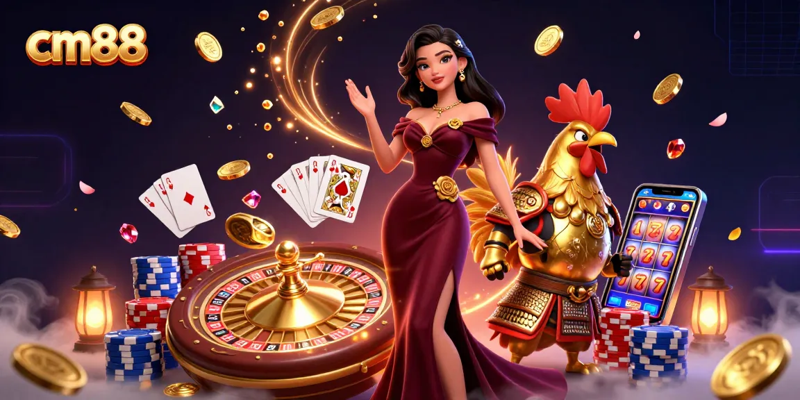 Experience thrilling moments at cm88 with glamorous casino elements and dynamic gameplay.