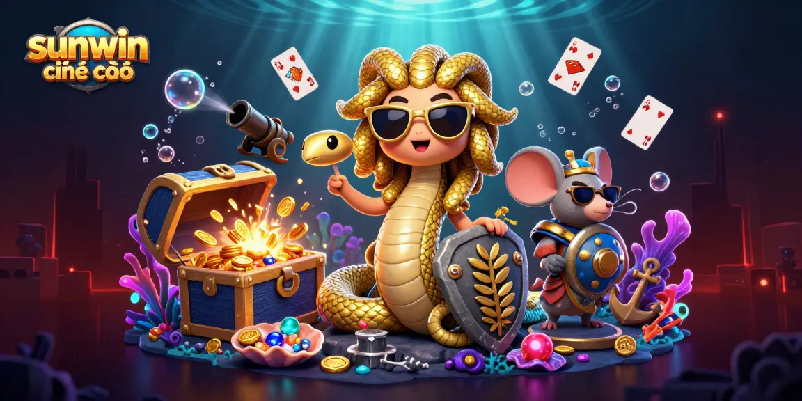 Experience the charm of sunwin chính chủ in this vibrant casino adventure with Medusa and treasures.